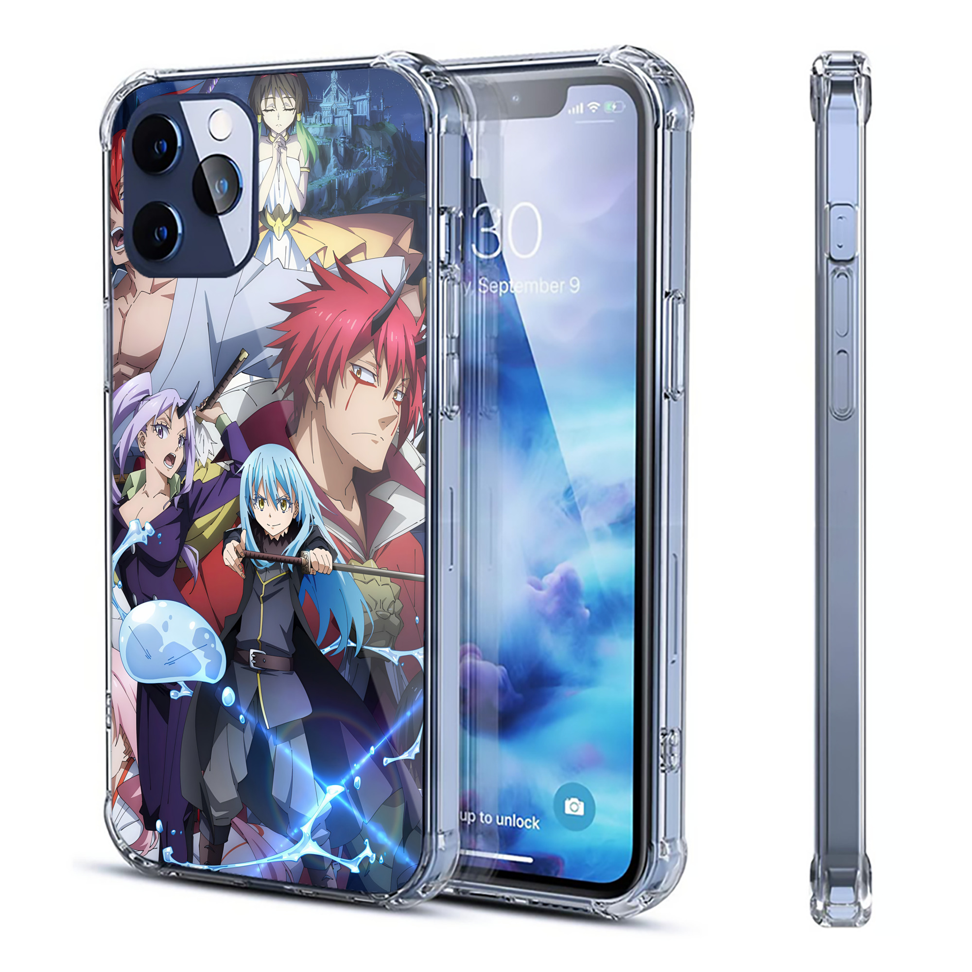 （画像用） 転スラ Regarding Reincarnated to Slime 【iPhone 12シリーズ対応】透明スマホケース（クリアソフトケース）